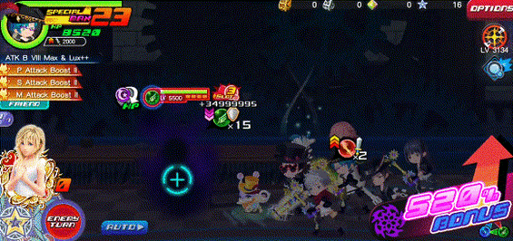 STR Boost P & DEF Sap in Kingdom Hearts Unchained χ / Union χ.
